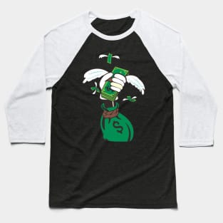 money flying Baseball T-Shirt